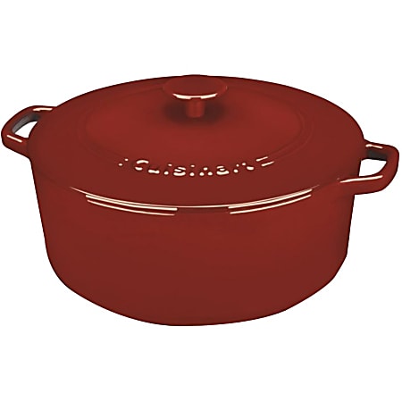 Cuisinart Chef's Classic 7-Quart Casserole Dish, Cardinal Red, Total Qty 1