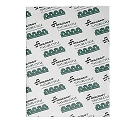 SKILCRAFT® Chlorine-Free Copy Paper, 10 Reams, Matte White, Legal (8.5"x14"), 5000 Sheets Per Case, 20 Lb, 92 Brightness(AbilityOne 7530-01-503-8449)