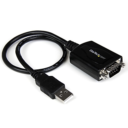 StarTech.com USB to Serial Adapter - 1 Port - COM Port Retention - Texas Instruments TIUSB3410 - USB to RS232 Adapter Cable