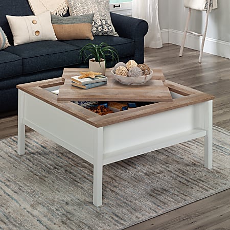 Sauder Cottage Road Coffee Table With Reversible Top 19 H x 38 12