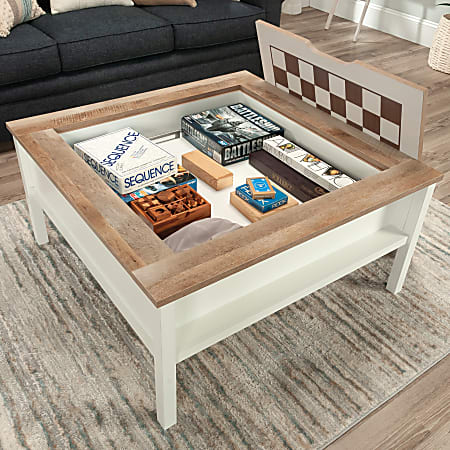 Sauder Cottage Road Coffee Table With Reversible Top 19 H x 38 12