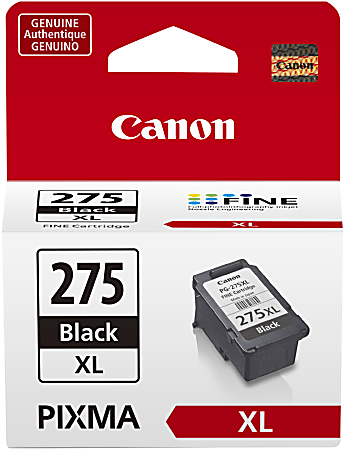 Canon® PG-275XL Pigment Black High-Yield Ink Cartridge, 4981C001
