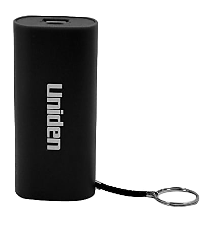 Uniden® Powerbank Portable Battery, 3,000 mAh Capacity, Black, UN465