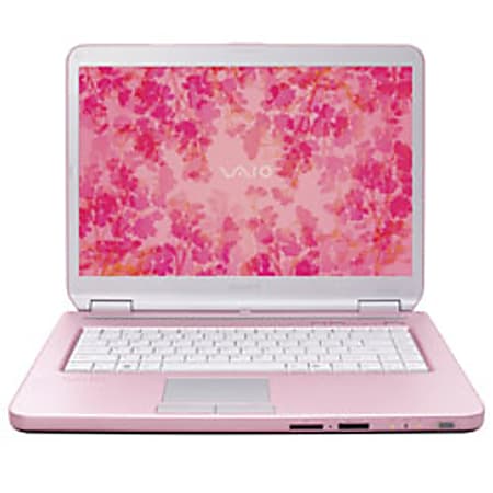 Sony® VAIO® VGN-NR498E/P 15.4" Widescreen Notebook Computer With Intel® Core™2 Duo Processor T5750 With Centrino® Processor Technology, Pink
