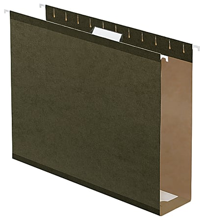 Office Depot® Brand Box-Bottom Hanging File Folders, Legal Size (8-1/2" x 14"), 2" Expansion, Green, Box Of 25