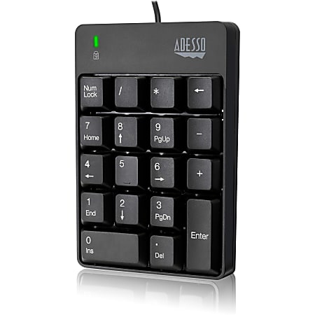 Adesso® AKB-601UB USB Spill-Resistant Numeric Keypad