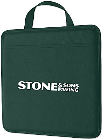 Custom Non-Woven Stadium Cushions, 6-1/2" x 12-1/4", Set Of 50 Cushions