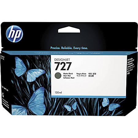HP 727 Matte Black Ink Cartridge, B3P22A