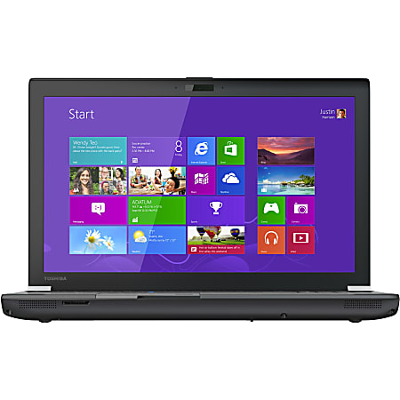 Toshiba® Tecra W50-A Laptop, 15.6" Screen, Intel® Core™ i7, 16GB Memory, 500GB HDD, Graphite Black, Windows® 7 Pro