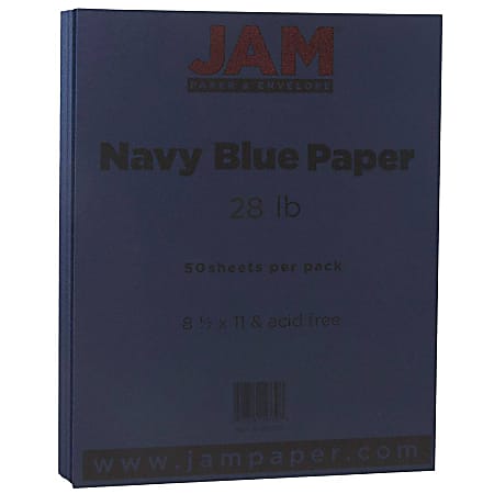 Dark blue shop printer paper