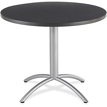 Iceberg CafeWorks Cafe Table - Round Top - 1.13" Table Top Thickness x 42" Table Top Diameter - 29" Height - Assembly Required