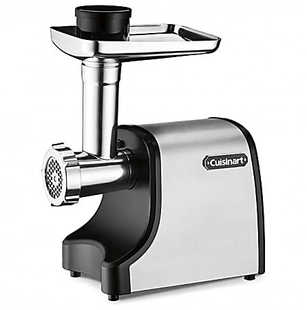 Cuisinart™ Stainless Steel Meat Grinder, 8-1/2”H x 16-7/16”W x 9-1/4”D, Silver