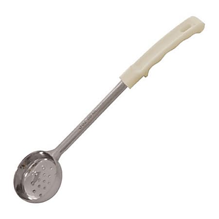Winco Perforated Portion Spoon, 3 Oz, Beige