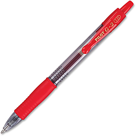Pilot G2 Retractable Gel Pens Bold Point 1.0 mm Clear