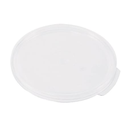 Cambro Round Container Cover, 1 Quart, 1" x 6" x 6", White