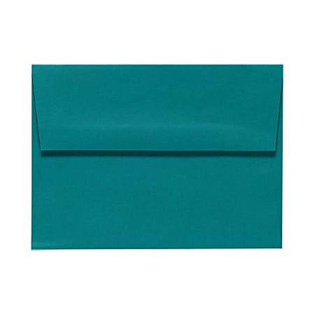 LUX Invitation Envelopes, A2, Peel & Press Closure, Teal, Pack Of 250