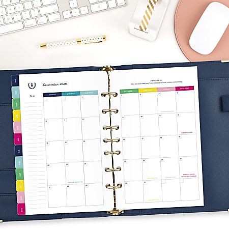 Simplified by Emily Ley for AT A GLANCE 2026 Weekly Refill Loose Leaf