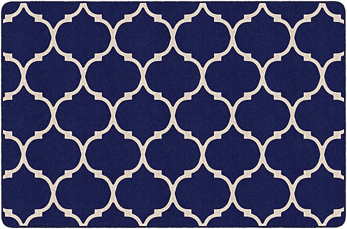Flagship Carpets Moroccan Trellis Rectangular Rug, 72" x 108", Blue