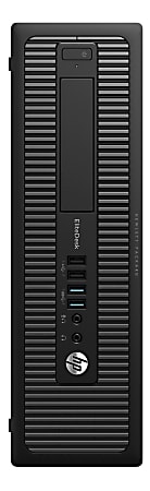 HP EliteDesk 800G1 Refurbished Desktop PC, 4th Gen Intel® Core™ i5, 8GB Memory, 120GB Solid State Drive, Windows® 10 Professional