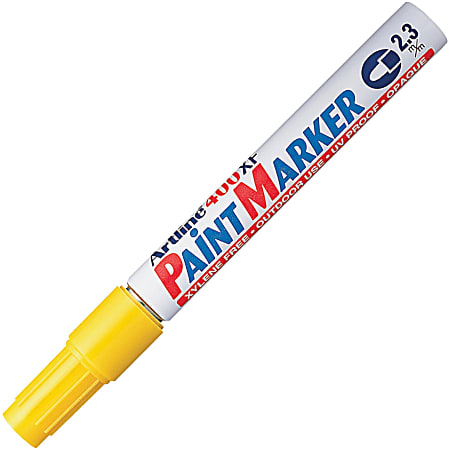 Xstamper® Artline Paint Marker, Bullet Point, 2.3 mm, Yellow Ink