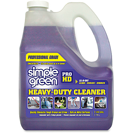 Simple Green Pro HD All-In-One Heavy-Duty Cleaner - Concentrate Liquid - 128 fl oz (4 quart) - 4 / Carton - Clear