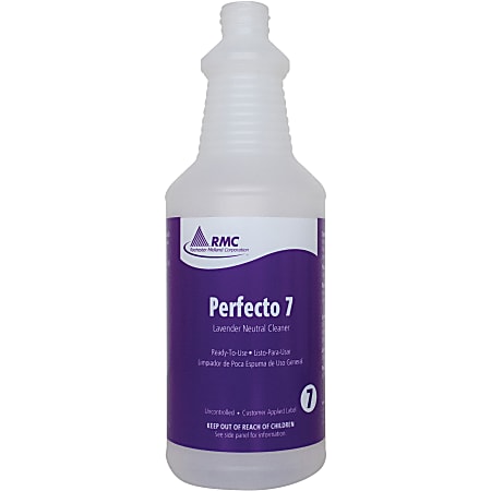 RMC Perfecto 7 Lavender Neutral Cleaner Bottle - 1 Each - Purple RMC Perfecto 7 Lavender Neutral Cleaner Bottle - 1 Each - Purple