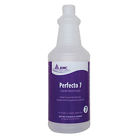 RMC Perfecto 7 Lavender Neutral Cleaner Bottle - 1 Each - Purple RMC Perfecto 7 Lavender Neutral Cleaner Bottle - 1 Each - Purple