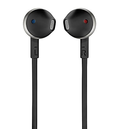 JBL In-Ear Headphones With Microphone, JBLT205BLK