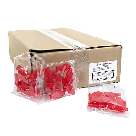 Cyber Sweetz Individually Wrapped Red Fish, 1 Oz Individual Bags, 5 Lb Box