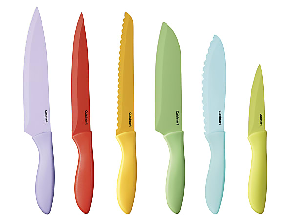 Cuisinart Ceramic-Coated 21-Piece Knife Set With Blade Guards,