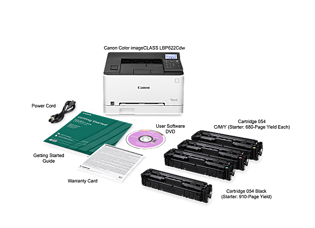 Canon imageCLASS LBP622Cdw Wireless Laser Color Printer - Office Depot