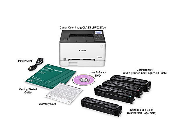 Canon imageCLASS LBP622Cdw Wireless Laser Color Printer - Office Depot