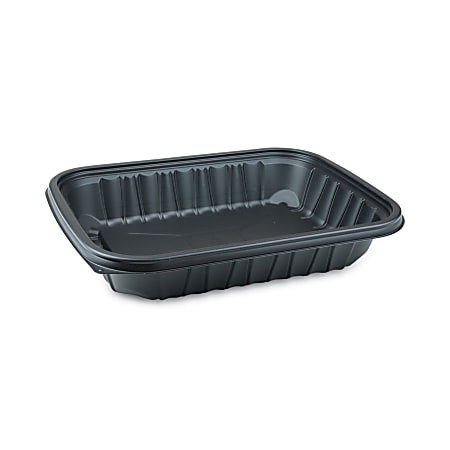 Pactiv Evergreen EarthChoice® Entrée2Go™ Takeout Containers, 64 Oz, Black, Carton Of 200 Containers
