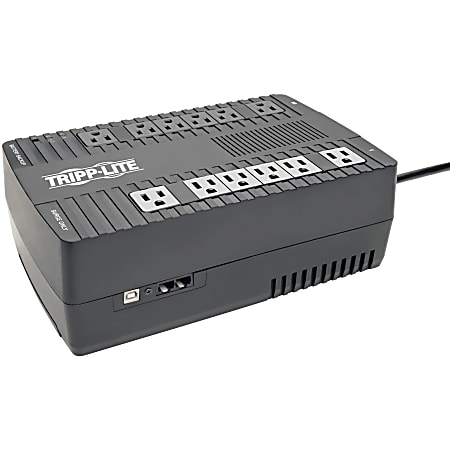 Tripp Lite UPS 750VA 450W Desktop Battery Back Up AVR Compact 120V USB RJ11