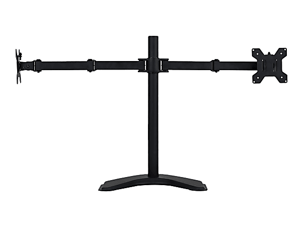 Mount It Dual Monitor Desk Stand for 19 32 Inch Computer Screens MI 2781 -  Office Depot