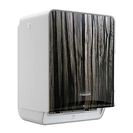 Kimberly-Clark Professional ICON Automatic Roll Towel Dispenser, Ebony Wood Grain