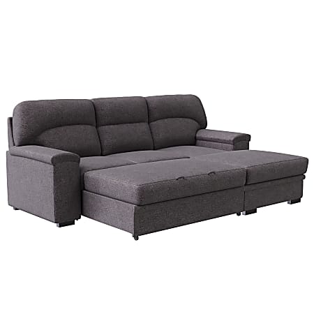 Lifestyle Solutions Serta Tennyson Convertible Sectional Sofa 40