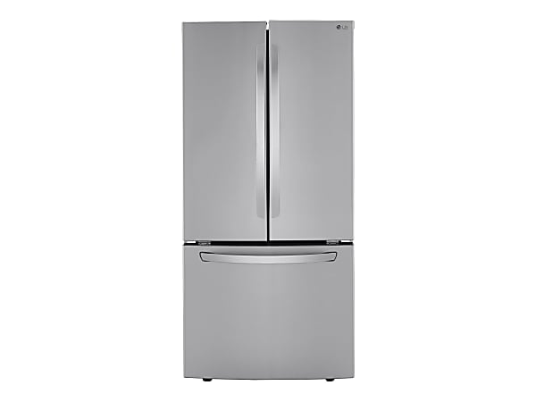 LG LRFCS2503S - Refrigerator/freezer - french door bottom freezer - width: 32.8 in - depth: 35.5 in - height: 69.7 in - 25.2 cu. ft - stainless steel