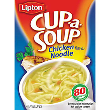 Lipton® Cup A Soup®, Hearty Chicken, 0.45 Oz., Box Of 22