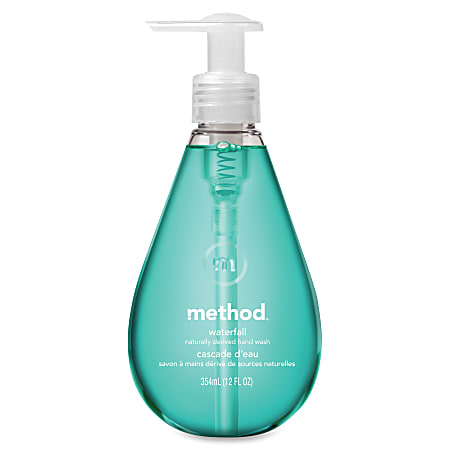 Method® Natural Gel Hand Wash Soap, Waterfall Scent, 12 Oz Bottle