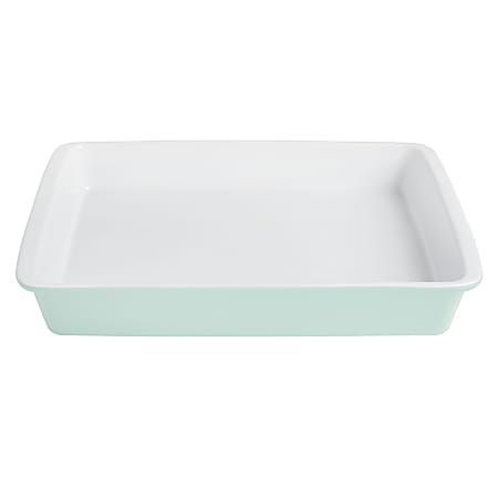 Martha Stewart Stoneware Baker Dish, 12-3/4” x 9”, Mint