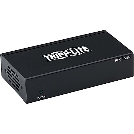 Tripp Lite HDMI Over Cat6 Active Remote Receiver with PoC 4K 125ft, HDR, TAA - 1 Output Device - 200 ft Range - 1 x Network (RJ-45) - 1 x HDMI Out - 4K - 3840 x 2160 - Twisted Pair - Category 6 - Rack-mountable - TAA Compliant