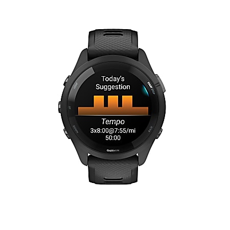 Garmin Forerunner 265 Running Smartwatch BlackPowder Gray - Office