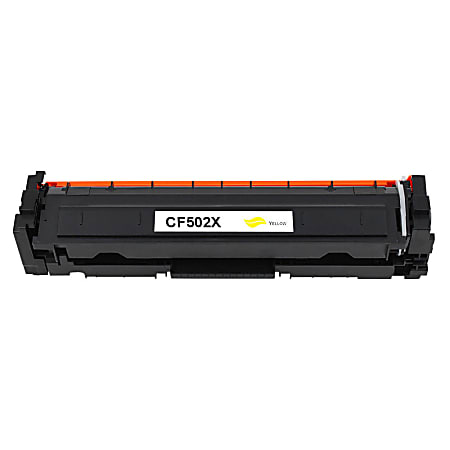 M&A Global Remanufactured High-Yield Yellow Toner Cartridge Replacement For HP 202X, CF502X CMA