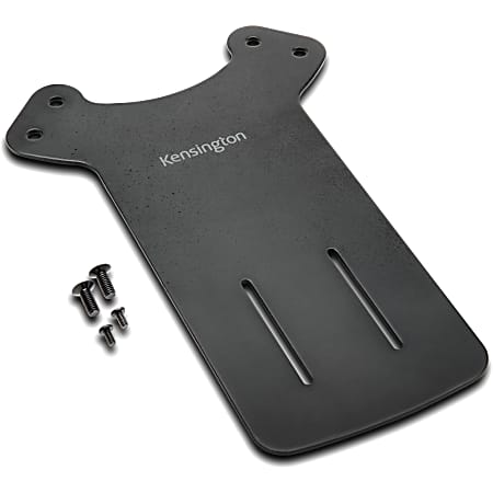 Kensington Mounting Plate - Black - 75 x 75, 100 x 100 - VESA Mount Compatible - 1