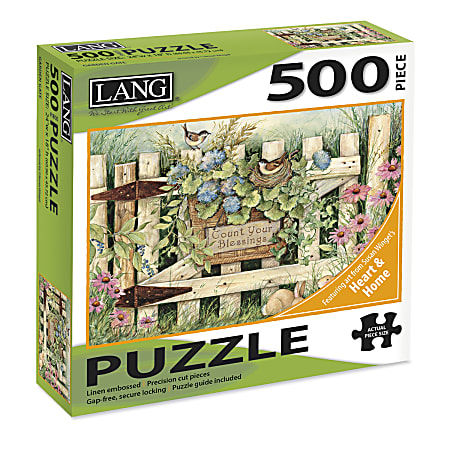 Lang 500-Piece Jigsaw Puzzle, Garden Gate