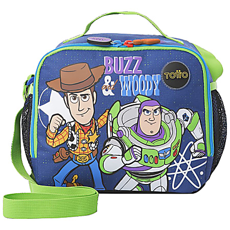 Totto Lunch Box, 9-1/2"H x 7-1/8"W x 8-1/8”D, Blue Toy Story, Total Qty 1