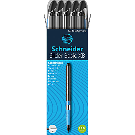 Schneider Slider Basic XB Ballpoint Pens, Extra-Bold Point,