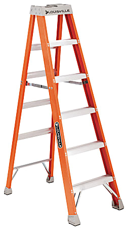 FS1500 Series Fiberglass Step Ladder, 4 ft x