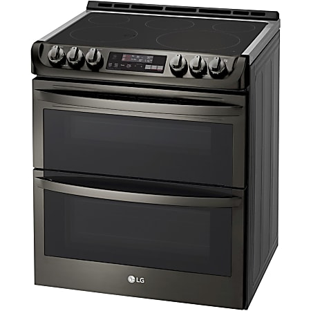 LG LTE4815BD Electric Range - 30"  - Black Stainless Steel